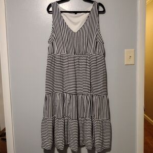 TORRID Dress Sleeveless Striped Lined